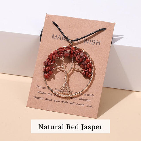 7 Chakras Tree Of Life Pendant